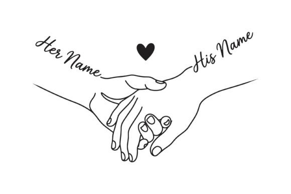 Download Minimal Couple Hand Holding Love Svg - Mini Collection