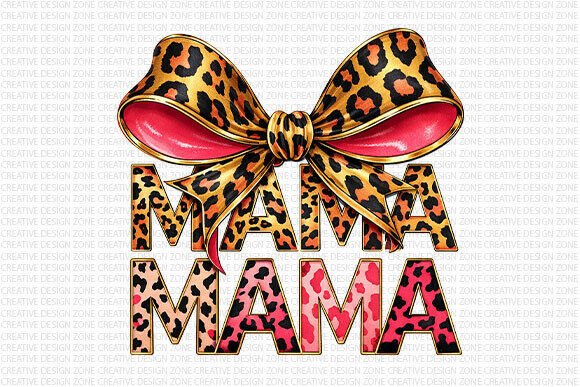 Download Leopard Mama Mama Bow PNG - Premium Resources