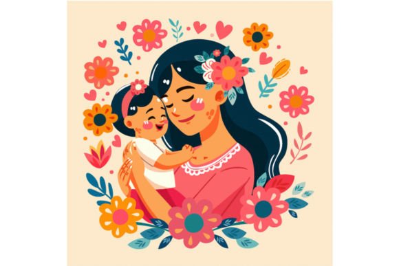 Download Hand Drawn Mothers Day Illustration - Illustration Collection