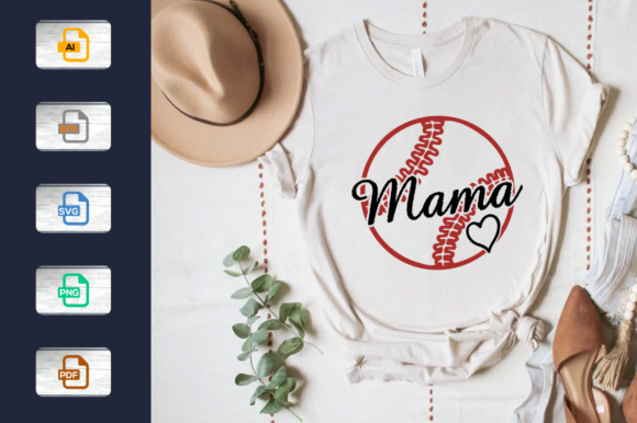 Download Baseball T-shirt Design Mama - Premium Bundle